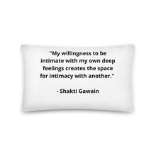 Load image into Gallery viewer, Self-Love Shakti Gawain Pillow
