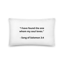 Load image into Gallery viewer, Romance Song of Solomon 3:4 Pillow
