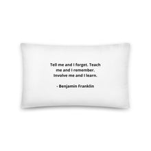 Load image into Gallery viewer, Teachers Benjamin Franklin Pillow
