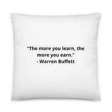 Load image into Gallery viewer, Warren Buffett Money Pillow
