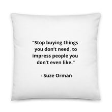 Load image into Gallery viewer, Suze Orman Pillow
