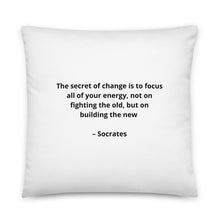 Load image into Gallery viewer, Socrates Inspirational Pillow
