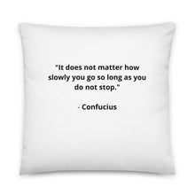 Load image into Gallery viewer, Spiritual Confucius Quote Pillow
