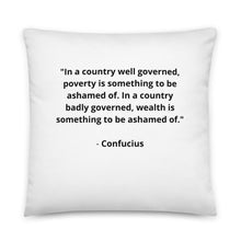 Load image into Gallery viewer, Spiritual Confucius Quote Pillow
