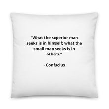 Load image into Gallery viewer, Spiritual Confucius Quote Pillow
