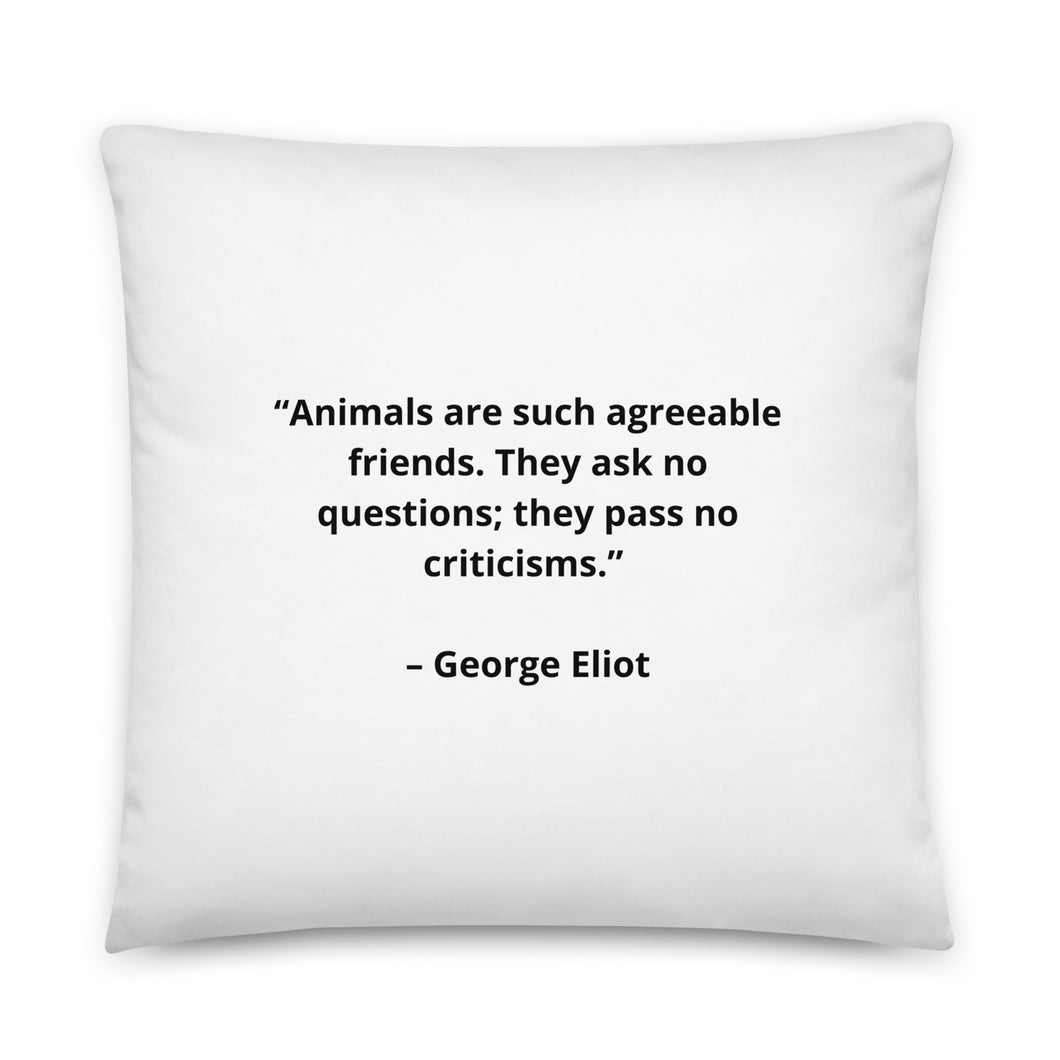 Pet George Eliot Pillow
