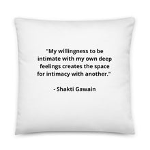 Load image into Gallery viewer, Self-Love Shakti Gawain Pillow
