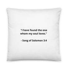 Load image into Gallery viewer, Romance Song of Solomon 3:4 Pillow
