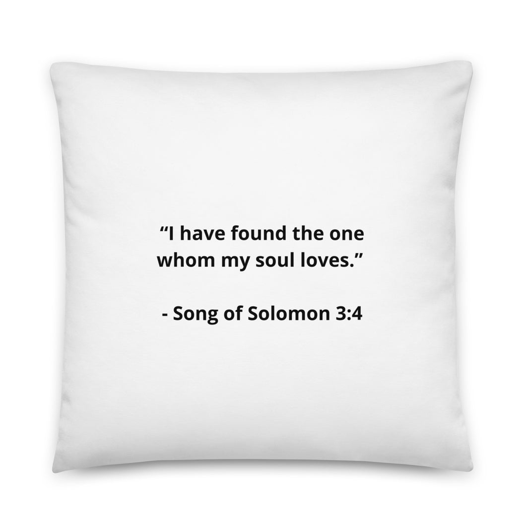 Romance Song of Solomon 3:4 Pillow