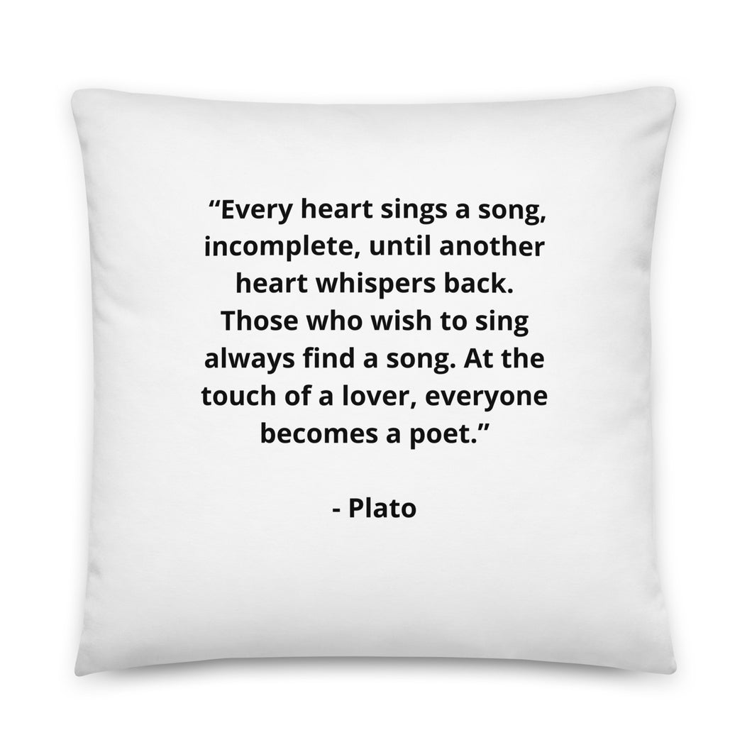 Romance Plato Pillow