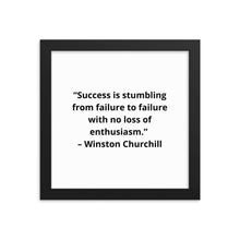 Load image into Gallery viewer, Winston Churchill 2 Framed Poster
