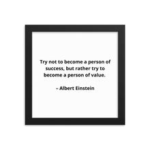 Load image into Gallery viewer, Albert Einstein Inspirational Framed Poster
