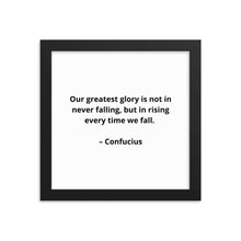 Load image into Gallery viewer, Confucius Inspirational Framed Poster
