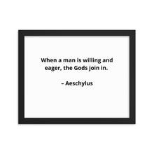 Load image into Gallery viewer, Aeschylus New Age Framed Poster
