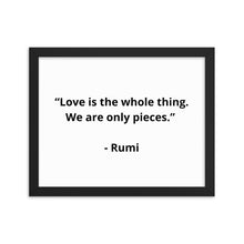 Load image into Gallery viewer, Romance Rumi Framed Poster
