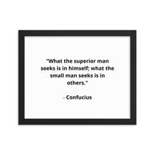 Load image into Gallery viewer, Spiritual Confucius 4 Framed Poster
