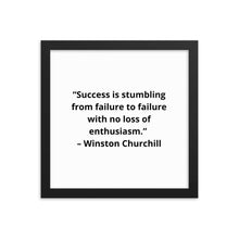 Load image into Gallery viewer, Winston Churchill 2 Framed Poster
