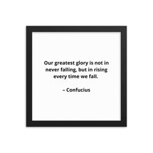 Load image into Gallery viewer, Confucius Inspirational Framed Poster

