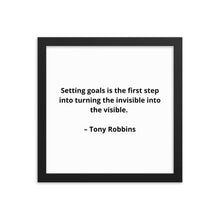 Load image into Gallery viewer, Tony Robbins Inspirational Framed Poster
