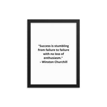 Load image into Gallery viewer, Winston Churchill 2 Framed Poster
