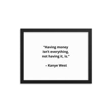 Load image into Gallery viewer, Kanye West Framed Poster
