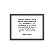Load image into Gallery viewer, Pope Francis Framed Poster
