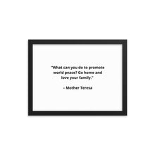 Load image into Gallery viewer, Mother Teresa Framed Poster
