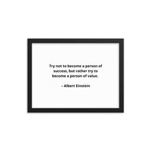 Load image into Gallery viewer, Albert Einstein Inspirational Framed Poster
