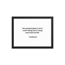 Load image into Gallery viewer, Confucius Inspirational Framed Poster
