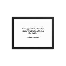 Load image into Gallery viewer, Tony Robbins Inspirational Framed Poster
