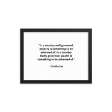 Load image into Gallery viewer, Spiritual Confucius Quote Framed Poster
