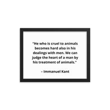 Load image into Gallery viewer, Pets Immanuel Kant Framed Poster
