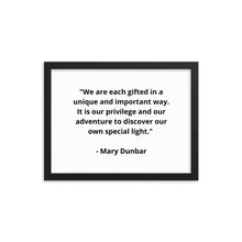 Load image into Gallery viewer, Self-Love Mary Dunbar Framed Poster
