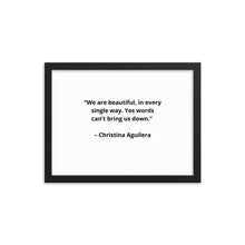 Load image into Gallery viewer, Music Christina Aguilera Framed Poster
