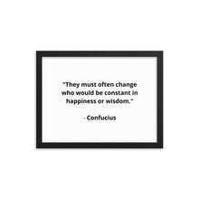 Load image into Gallery viewer, Spiritual Confucius 5 Framed Poster
