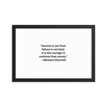 Load image into Gallery viewer, Winston Churchill 1 Framed Poster
