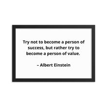 Load image into Gallery viewer, Albert Einstein Inspirational Framed Poster

