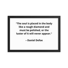 Load image into Gallery viewer, Daniel Defoe New Age Framed Poster
