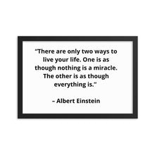 Load image into Gallery viewer, Albert Einstein New Age Framed Poster
