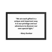 Load image into Gallery viewer, Self-Love Mary Dunbar Framed Poster
