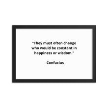 Load image into Gallery viewer, Spiritual Confucius 5 Framed Poster
