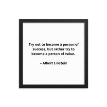 Load image into Gallery viewer, Albert Einstein Inspirational Framed Poster
