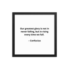 Load image into Gallery viewer, Confucius Inspirational Framed Poster
