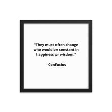 Load image into Gallery viewer, Spiritual Confucius 5 Framed Poster
