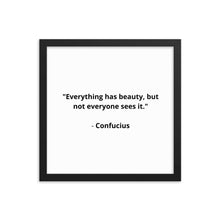 Load image into Gallery viewer, Spiritual Confucius 5 Framed Poster
