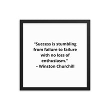 Load image into Gallery viewer, Winston Churchill 2 Framed Poster
