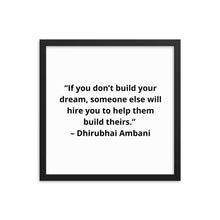 Load image into Gallery viewer, Dhirubhai Ambani Framed Poster
