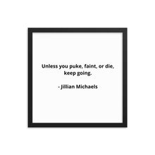 Load image into Gallery viewer, Jillian Michaels Framed Poster
