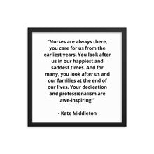 Load image into Gallery viewer, Kate Middleton Framed Poster
