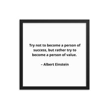 Load image into Gallery viewer, Albert Einstein Inspirational Framed Poster
